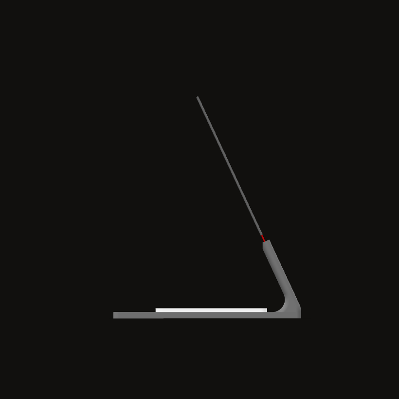 Incense holder, front view